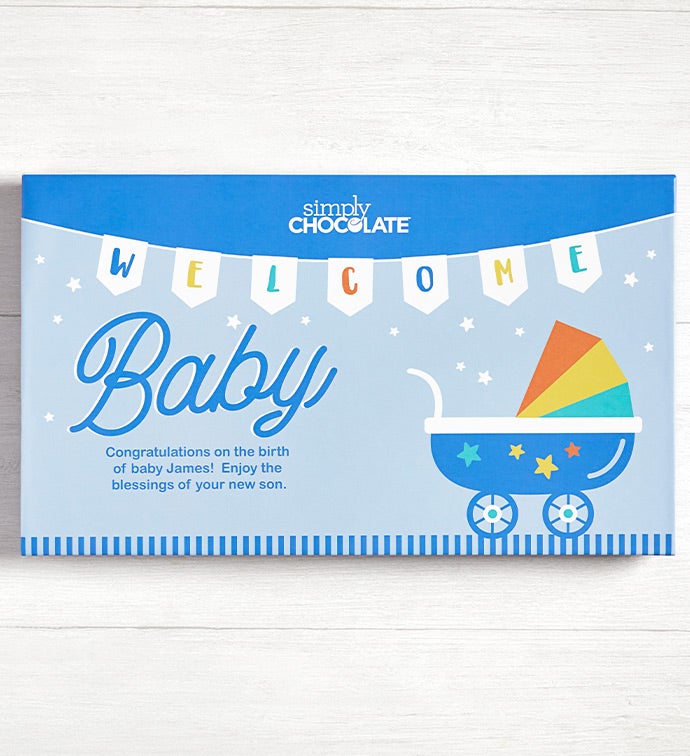 Welcome Baby Chocolates -It's a Boy  45 ct 1lb